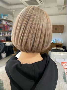 ネイロ 錦糸町(NeiRo) ミルクティーグレージュショートボブ