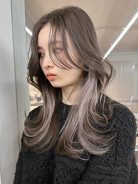 サイン 表参道(SIGN) 韓国ヘアイメチェンハッシュカット似合わせカットレッドブラウン