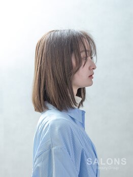 サロンズヘアー 今治ワールドプラザ前店(SALONS HAIR)の写真/経験豊富なスタイリストがマンツーマンで担当！プチプラ価格で毎月でも通いやすい行きつけサロンに―。