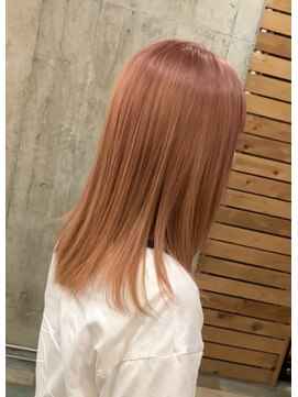 ヘアカロン(Hair CALON) ダブルカラーオレンジベージュ髪質改善トリートメント