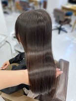 ハピネス 梅田茶屋町店(HAPPINESS) 髪質改善トリートメント/グレージュアッシュ/レイヤーロング