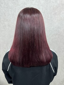 アン ブリーチ 大宮駅東口店(UN BLEACH) ワインレッドカラー♪