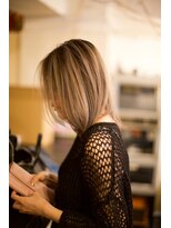 スリースリーナイン ヘアーアンドメイク(339 hair&make) 3回のハイライト/バレイヤージュで作りました
