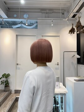 ロカ 表参道(loka) ボブ/ペールピンク［表参道/髪質改善/ハイライト］
