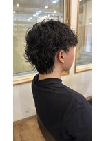 ロルド シェリ(Rold Cheri)&nbsp;波巻きスパイラル/刈りなしスタイル/メンズパーマ