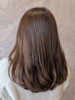 ザ ラブズ ラフズ ヘアー 本店(the loves laughs hair) 顔周りレイヤー/くすみベージュカラー/白髪ぼかし