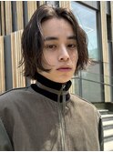 MEN’S HAIRメンズボブブルーブラック