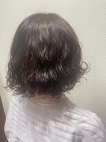 アクセ&nbsp;大人かわいい☆20代30代40代☆小顔ゆるふわパーマボブ