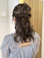 ムーン バイ ケンジ(moon by KENJE)&nbsp;【nanaka】ヘアアレンジ/ハーフアップ/結婚式ヘア