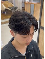 メンズギフト(men's GIFT)&nbsp;大分フェザーパーマメンズマッシュ刈り上げツーブロックレイヤー