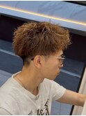 渋谷スパイキーパーマスパイキーショートパーマ刈り上げショート