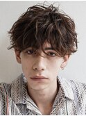 寝癖風パーマ