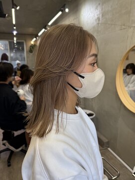 ソルトウォーター(SALT WATER) ベージュカラー　ダブルカラー