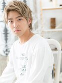 ■外国人風ハイトーンカラー束感ショート105-2越谷10代20代30代