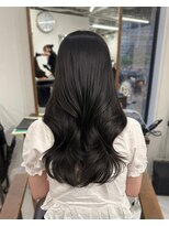 ハピネス 梅田茶屋町店(HAPPINESS)&nbsp;レイヤーカット/ヨシンモリ/ダークグレージュ/顔まわり/韓国ヘア