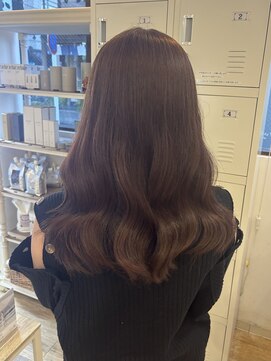 フレイムス ヘアアンドリラックス 南越谷店(Frames hair&relax) イルミナカラーで明るめベージュ