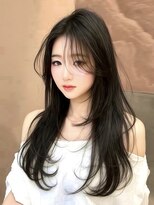 ロンドガーネット 池袋(Lond garnet)&nbsp;暗めカラー/韓国風巻き/レイヤーカット/髪質改善/縮毛矯正/池袋