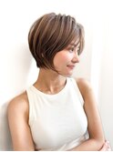 ハイライトバレイヤージュダブルカラーケアプリーチ30代40代