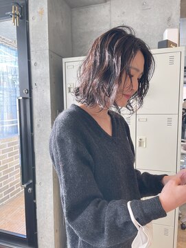 エインアンリー 明治神宮前(AIN.ANLY.) ボブパーマ、ニュアンスパーマ、ゆるめパーマ、デジタルパーマ