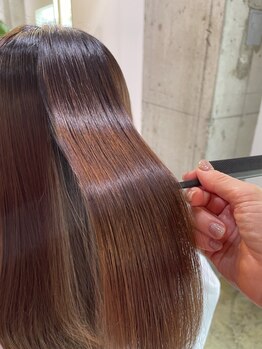 ユリーカ(eureca)の写真/髪質改善の新基準。オーダーメイドで仕上げ誰もが触れたくなる、うる艶の質感《髪質改善》