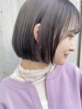 エストアール フクオカ 福岡博多店(est-r. Fukuoka) 博多/ボブ/レイヤーボブ/グレージュ/アディクシーカラー