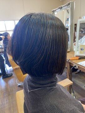 フィガロ ミリー 北生駒店(Figaro Mily) 水素ケアも◎前下がり丸みボブ似合わせカット