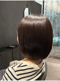 肩上ボブ美髪縮毛矯正