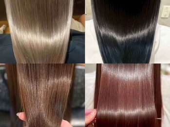 クレエ ヘアー デザイン(creer hair design)の写真/[高発色×色モチキープ×艶］髪質改善トリートメント使用◇後ろ姿に差がつく髪質改善トリートメントはココ