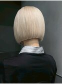 ボブミディアムホワイトベージュハイトーン_ba587902