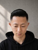 ヒロギンザ 難波店(HIRO GINZA) サイドパート×フェードスタイル