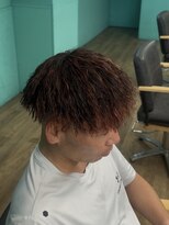 スウェル 西千葉店(Swell)&nbsp;パイルツイスト×赤メッシュ
