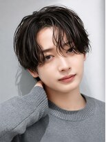 オーシャントーキョー 大阪(OCEAN TOKYO)&nbsp;ワックスなしツーブロックメンズセンターパートニュアンスパーマ