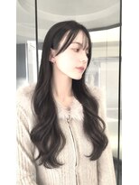 ジュベ 別府店(juve.)&nbsp;大人かわいい◆暗め透明感ショコラグレージュ顔周りカット