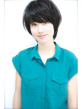 サロンボンジュール(salon Bonjour) Bonjour!  【黒髪でもおしゃれな ショート】