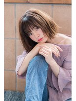 ネオリーブクレア 綱島店(Neolive Krea)&nbsp;似合わせカットで大人かわいい切りっぱなしボブ