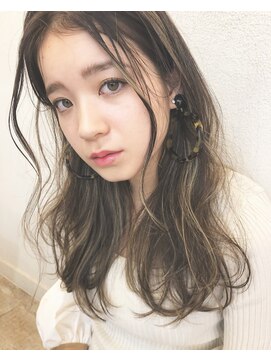 マリアバイアフロート(Maria by AFLOAT) ハイ透明感ヴィンテージグレイカラー外国人風ロング