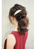 【西葛西&-hair流】結婚式パーティーUPポニーテール