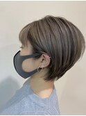 【marshu  OSAKA Style】ショート×ブラウンアッシュ