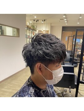 ケーオーエスピンク(K O S pink) マッシュ×パーマ