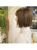 切りっぱなしボブ