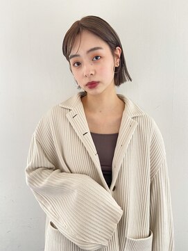 ユニオン(Union) ケアブリーチを使ったグレージュカラー