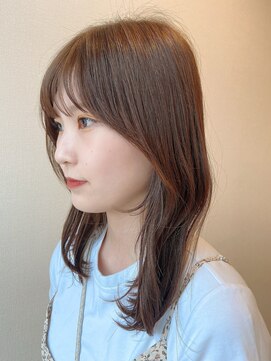 アドレバイハピネス(ADORE by happiness) 韓国風顔まわりカット 奈良 20代 30代