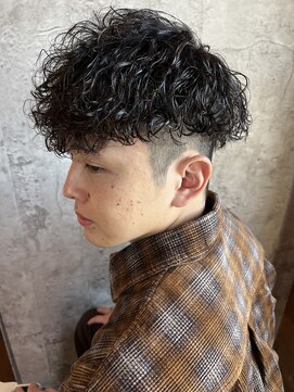 ロンド クラン 岡崎(Lond Clan) 波巻きパーマ_波巻き_マッシュ