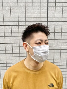 フリーダム(FREEDOM) 3mm刈り上げ×ファッションカラー