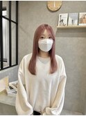 透明感たっぷりピンクベージュ