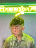 波巻き/マッシュパーマ/ウルフ/ハイライト<理容室>三軒茶屋