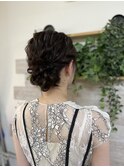 シニヨンお呼ばれヘアアレンジ【ヘアセット/立川/立川南/浴衣】