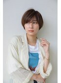 丸み大人マッシュショート