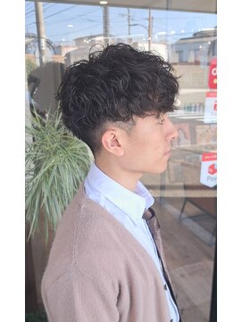 ヘアーサロン カヴィエ(hair salon covie) メンズ縦落ちツイストスパイラル スペインカール