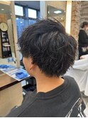 ウルフ/アッシュブラック/カルマパーマ/ベリーショート宮野翔